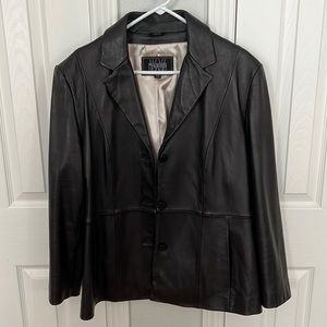 Leather Blazer